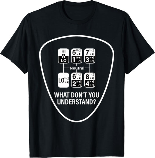 Funny OTR Driver 18 Speed Trucker T-Shirt - T-Shirt | Black