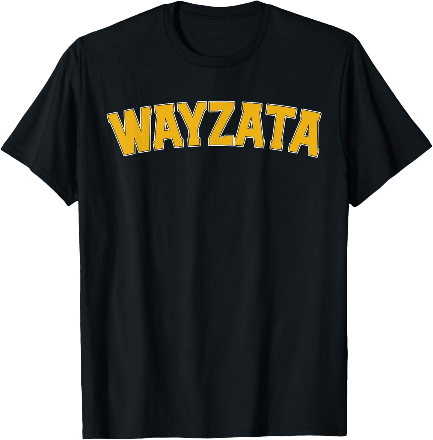 Wayzata Minnesota Blue and Yellow T-Shirt - T-Shirt | Black