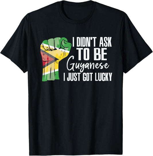 Guyanese Guyana Flag Grown Guyanese Roots Patriot T-Shirt - T-Shirt | Black