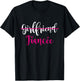 Girlfriend Fiancee Shirt Engagement Party Couple Fiancee T-Shirt - T-Shirt | Black