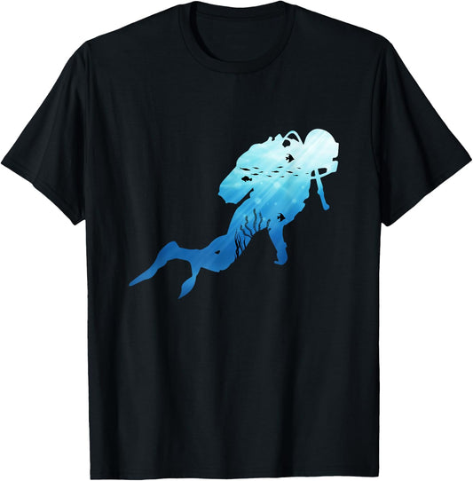 Scuba Diving - Underwater Ocean Lover Scuba Diver Trainer T-Shirt - T-Shirt | Black