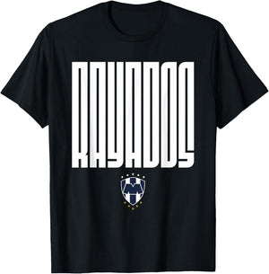 Exclusive Collection of Rayados de Monterrey T-Shirt - T-Shirt | Black