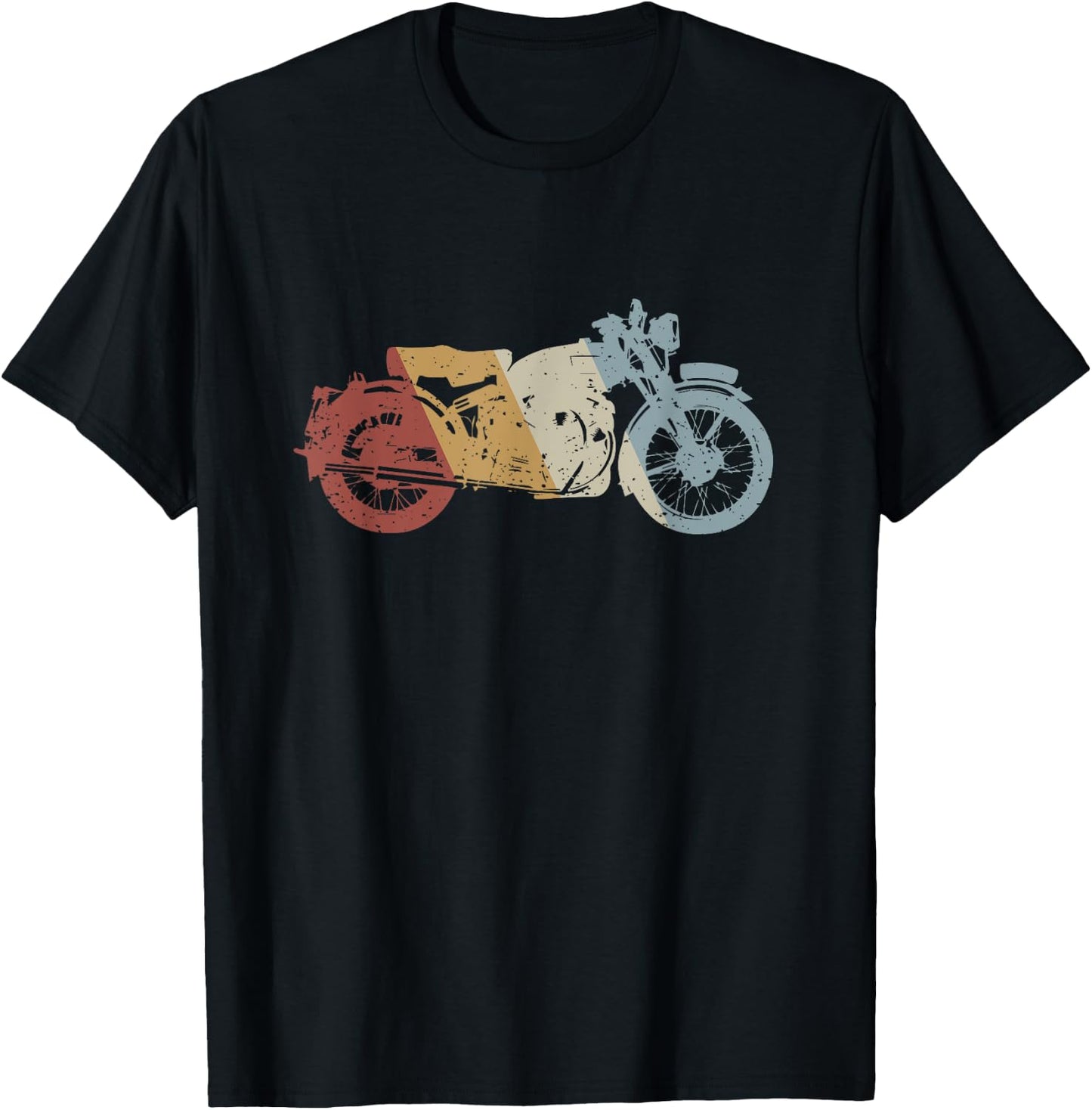 Motorcycle Retro Style Vintage T-Shirt - T-Shirt | Black