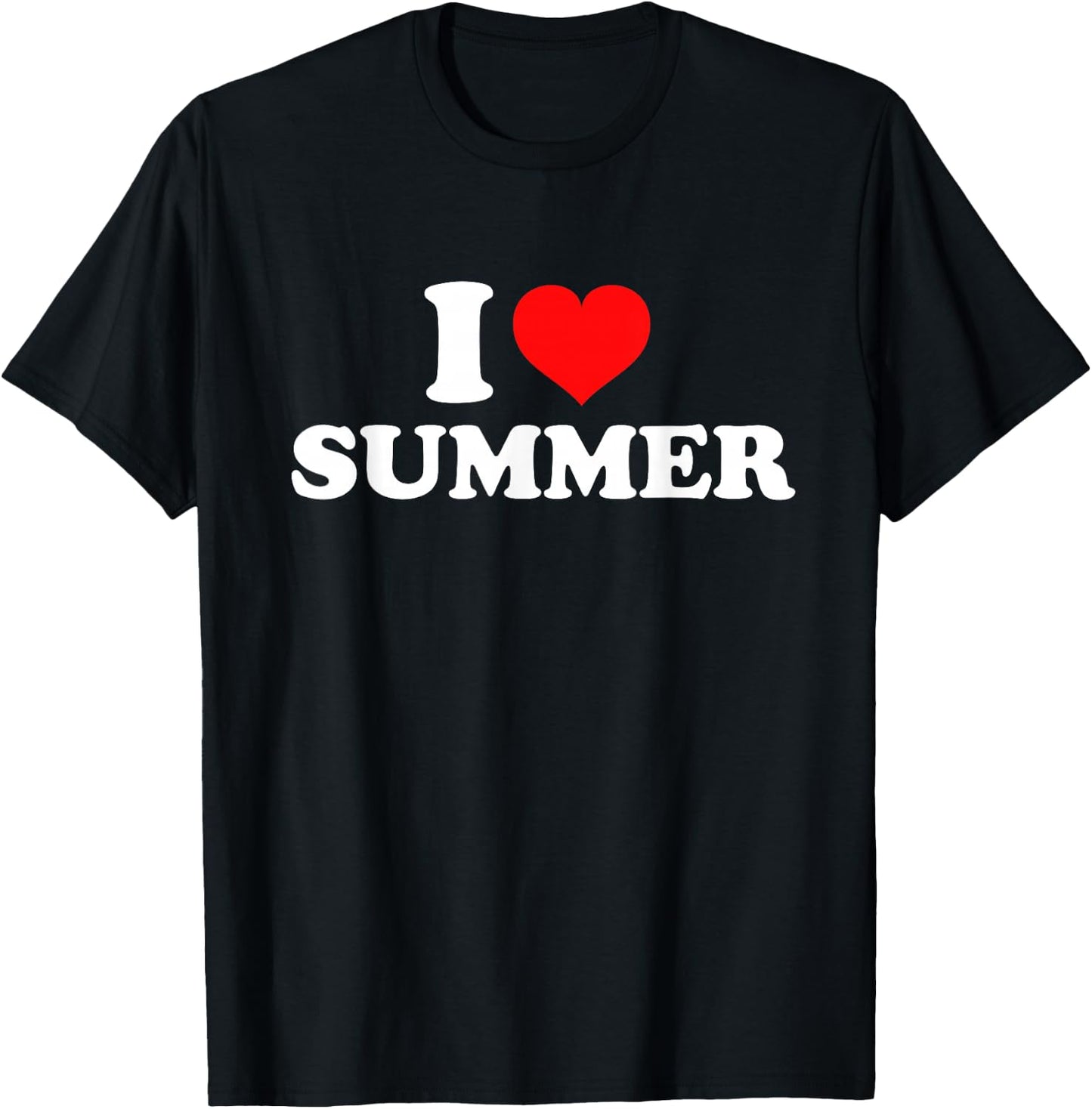 I Love Summer T-Shirt - T-Shirt | Black