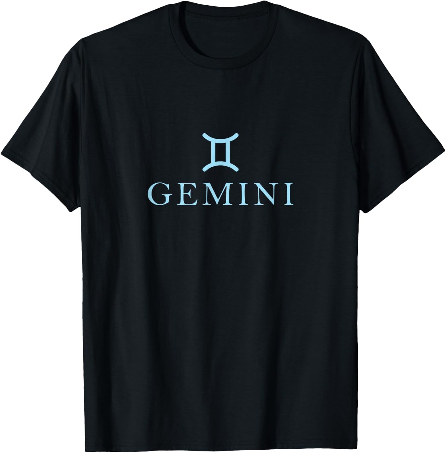 Sign Gemini Zodiac T-Shirt - T-Shirt | Black