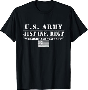 41st Infantry Regiment Us Army 41st Inf Regt Gifts T-Shirt - T-Shirt | Black