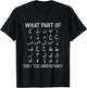 Which Part of the Arabic Alphabet Don't You Understand Funny T-Shirt - T-Shirt | Black