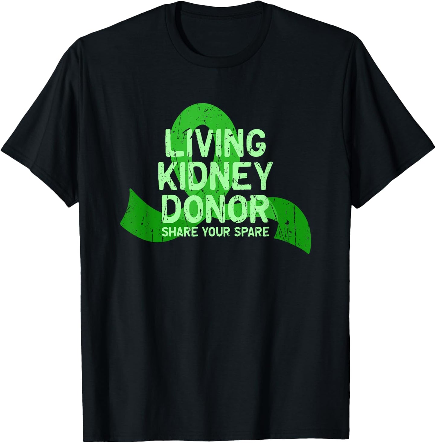 Living Kidney Donor Share your spare - spare T-Shirt - T-Shirt | Black
