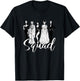 Goth Squad Halloween Ghoul Gang Goth Queen Horror Movies T-Shirt - T-Shirt | Black