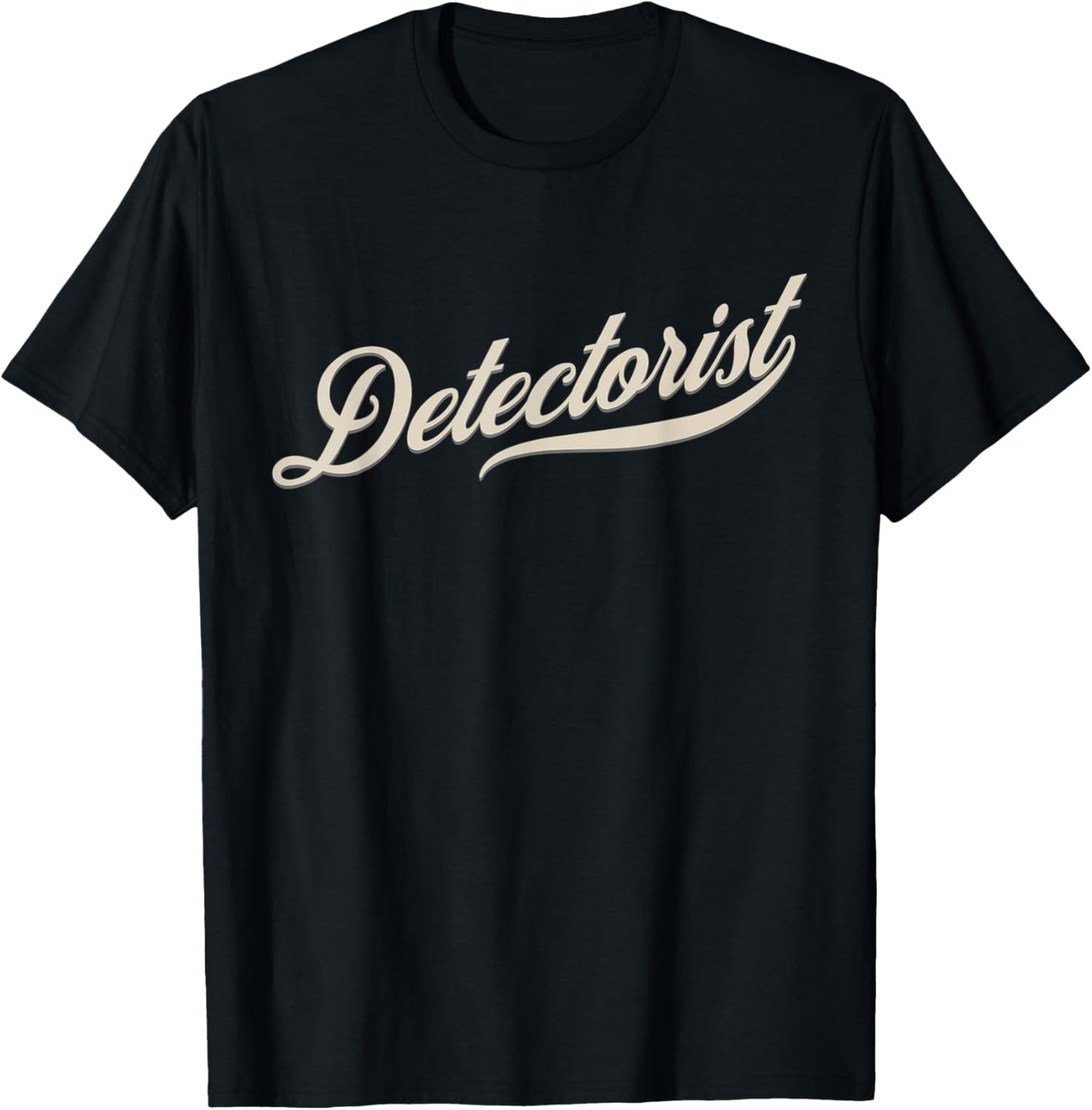 Detectorist, Metal Detecting Hobby T-Shirt - T-Shirt | Black