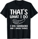 Funny Geoduck Collector Qoute Saltwater Clam Gooey T-Shirt - T-Shirt | Black