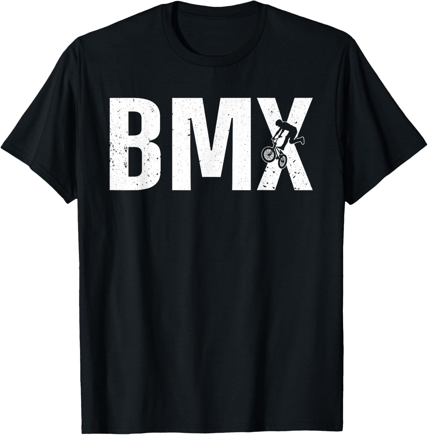 Funny BMX Bike Design Women Youth BMX Biking Lovers T-Shirt - T-Shirt | Black