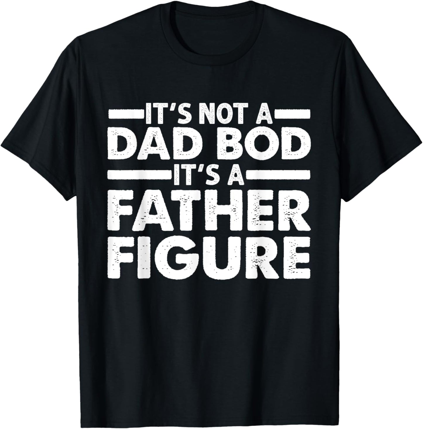 Funny Dad Bod Design For Dad Men Dad Bod Father Gym Workout T-Shirt - T-Shirt | Black