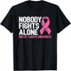 Breast Cancer Support Family Fight Breast Cancer Awareness T-Shirt - T-Shirt | Black