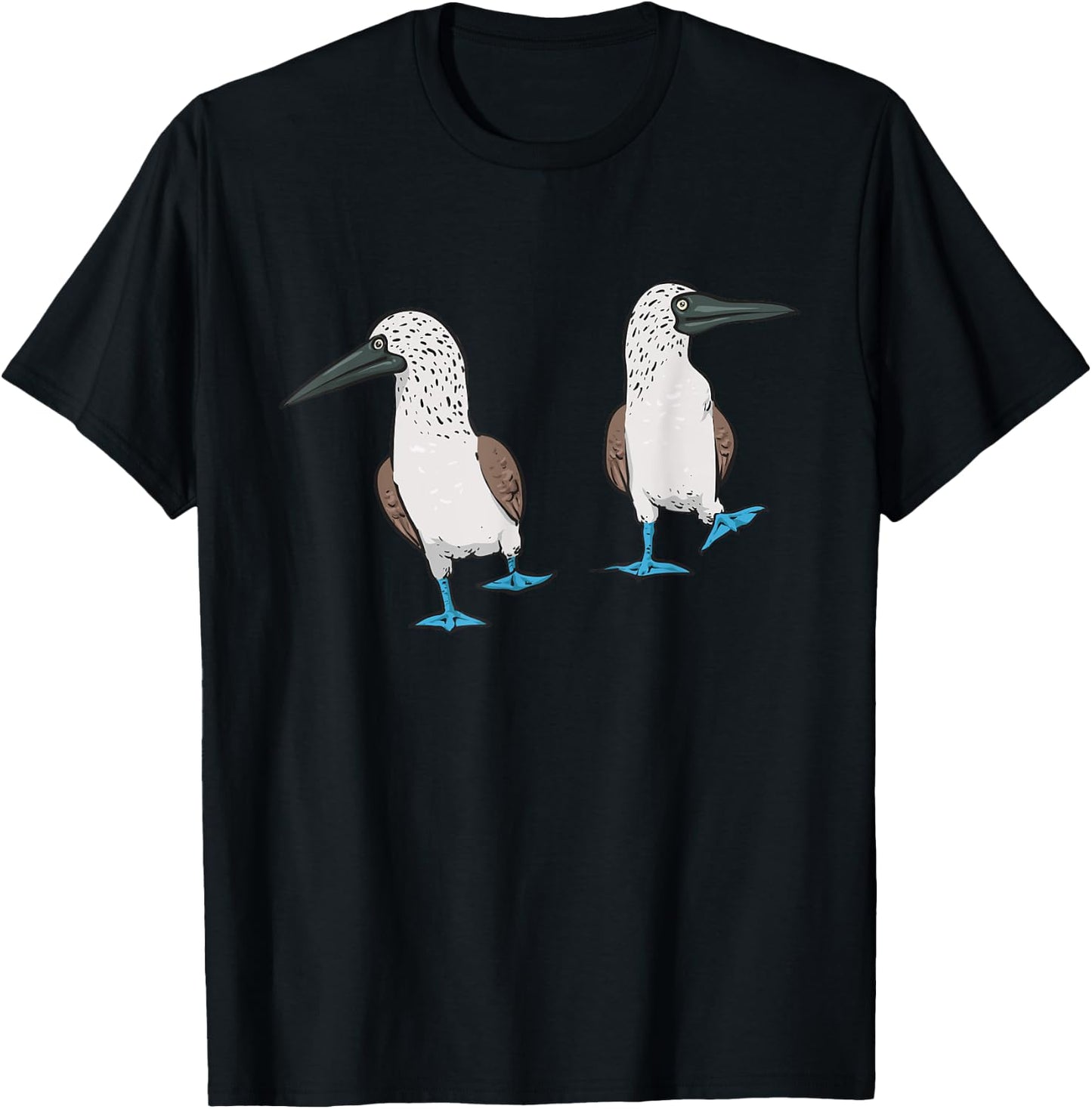 Blue-footed Booby Boobies Seabird T-Shirt - T-Shirt | Black