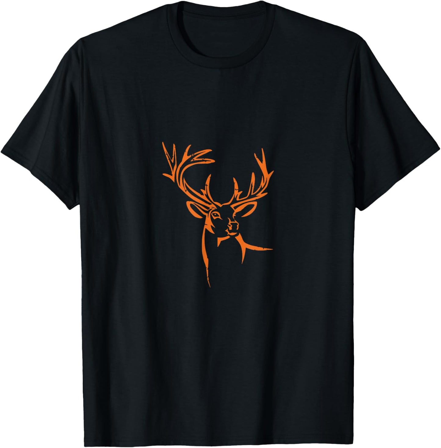 Deer Hunting Big Buck Antlers Deer Horns Hunting T-Shirt - T-Shirt | Black