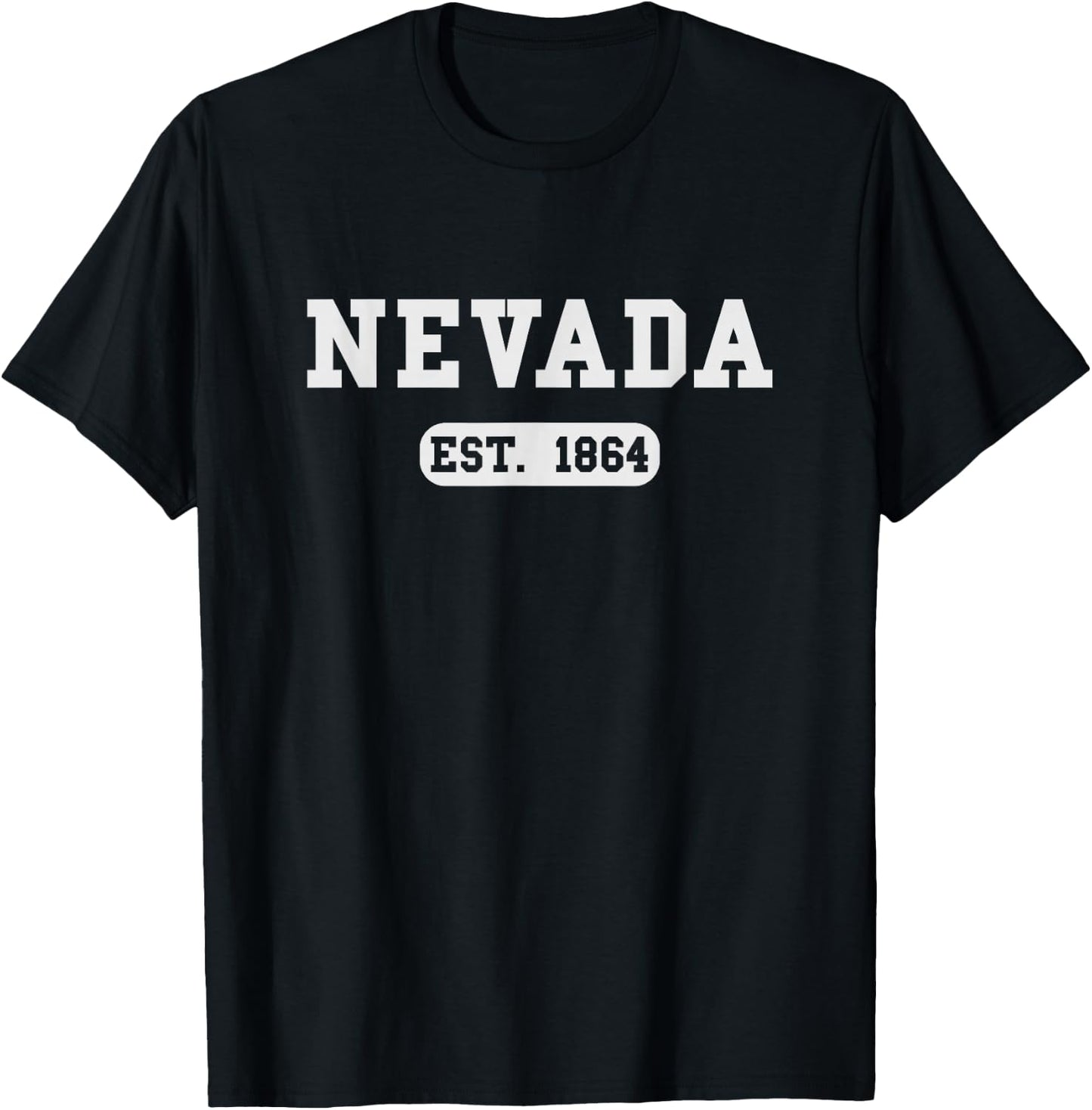 NEVADA - Throwback Design - Classic T-Shirt - T-Shirt | Black