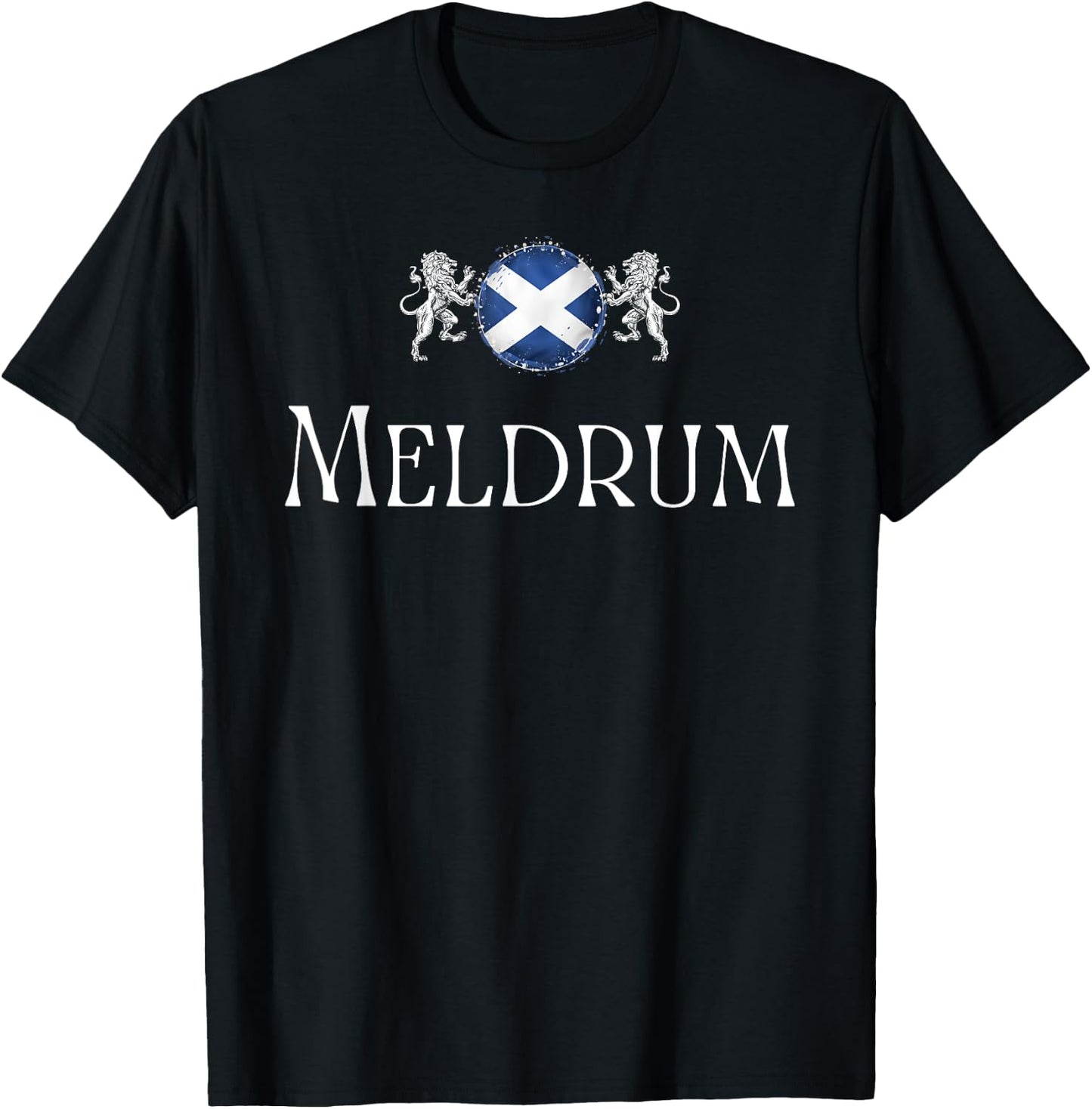 Meldrum Clan Scottish Family Name Scotland Heraldry T-Shirt - T-Shirt | Black