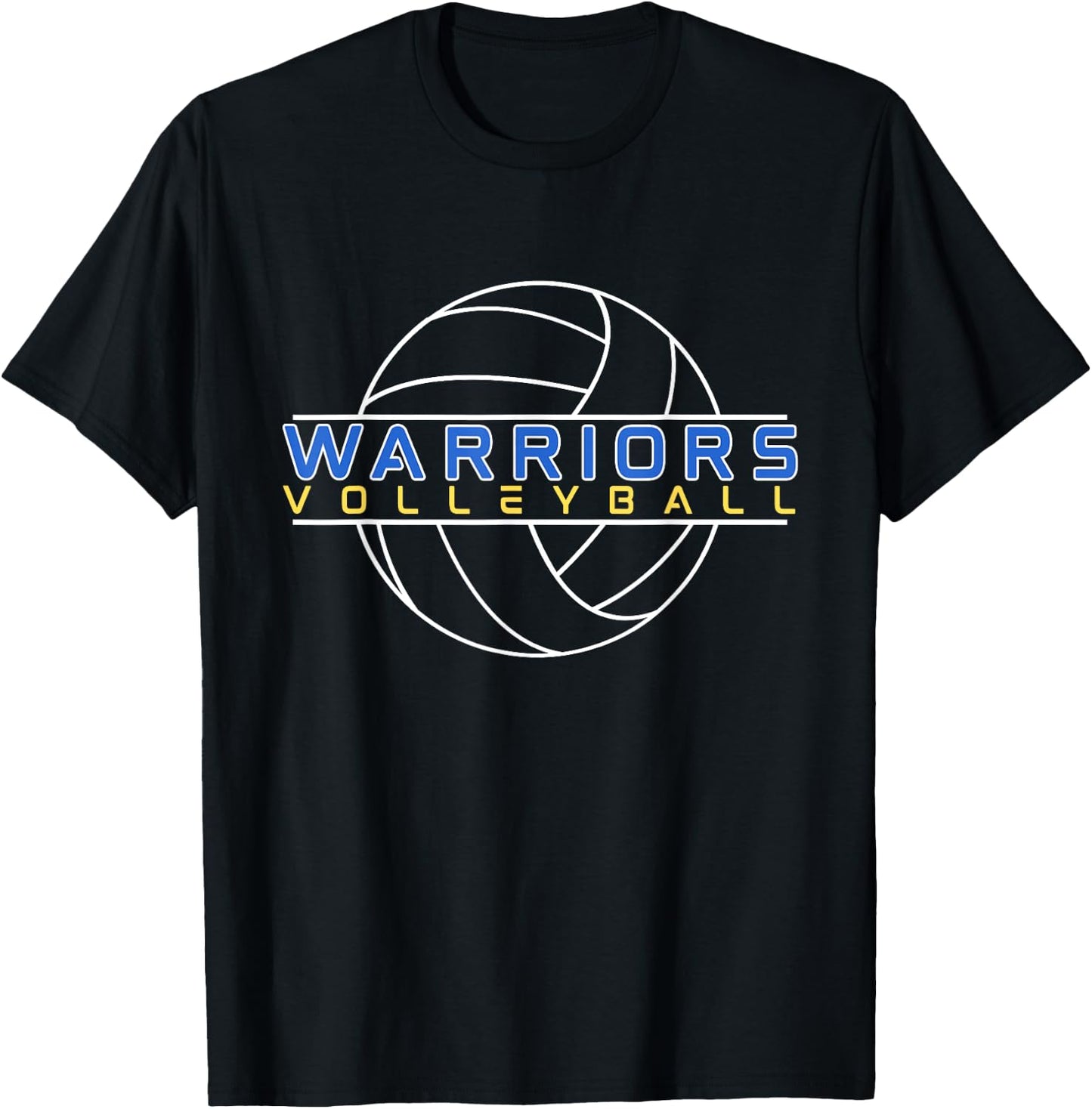 Warriors Volleyball Alt. Warm Up T-Shirt - T-Shirt | Black