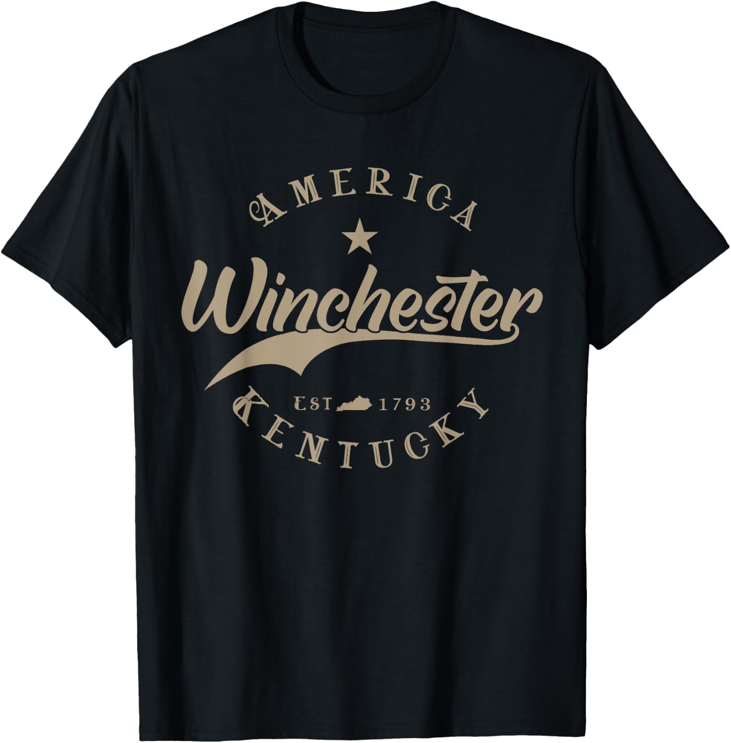 Winchester KY | Kentucky T-Shirt - T-Shirt | Black