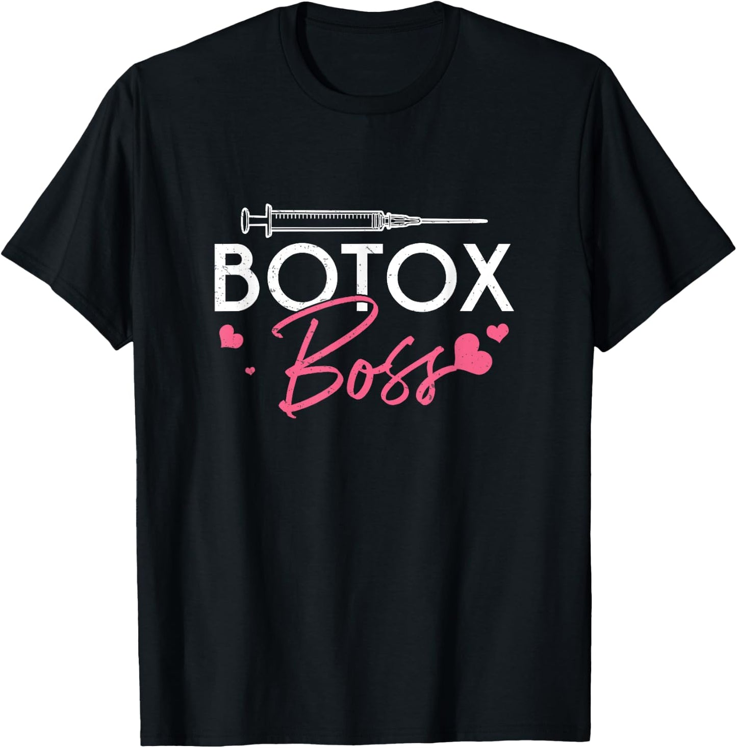 Cool Botox Boss Cosmetic Nurses Plastic Surgeon Aesthetician T-Shirt - T-Shirt | Black