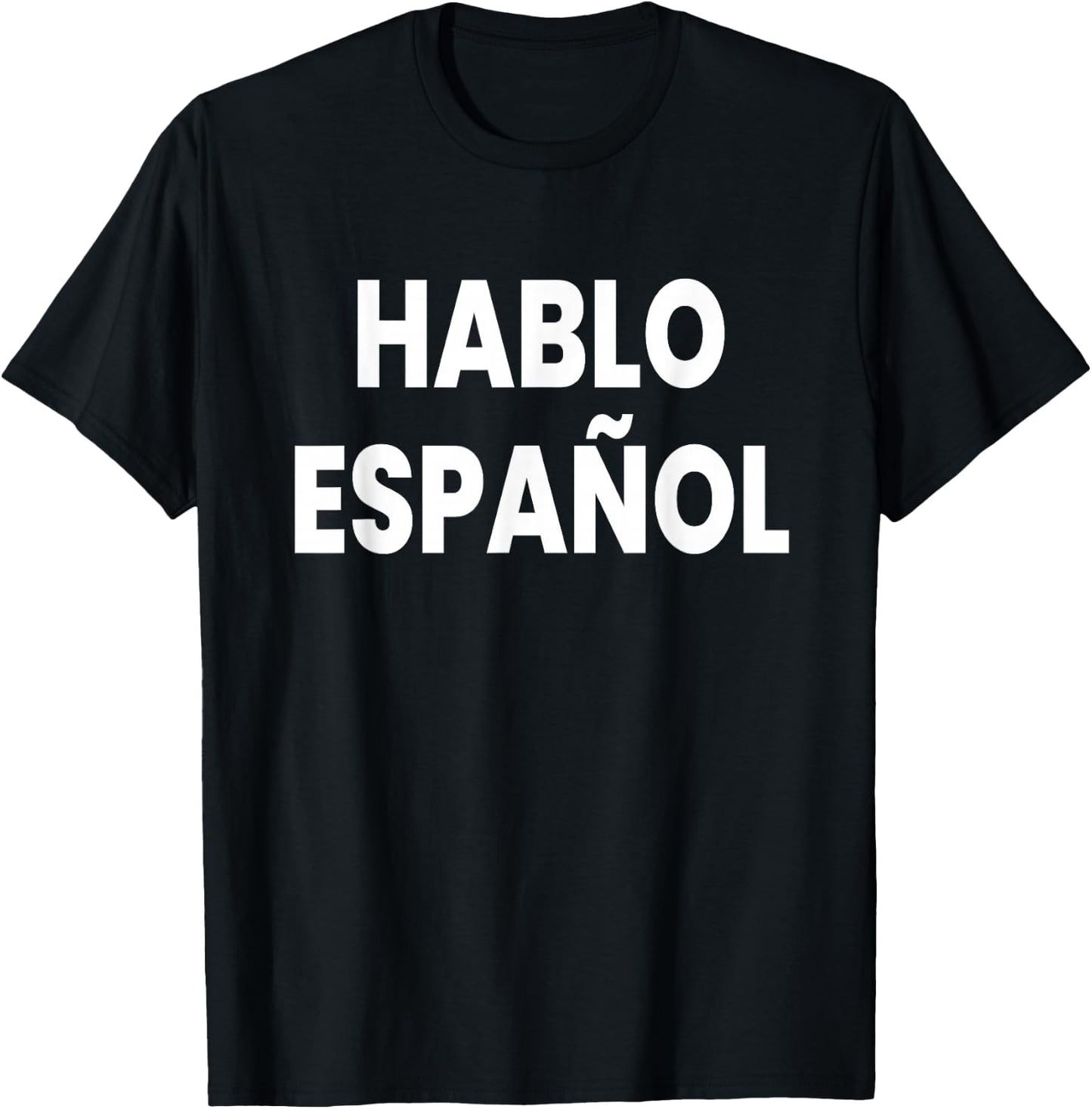 Hablo Espanol T-Shirt - T-Shirt | Black