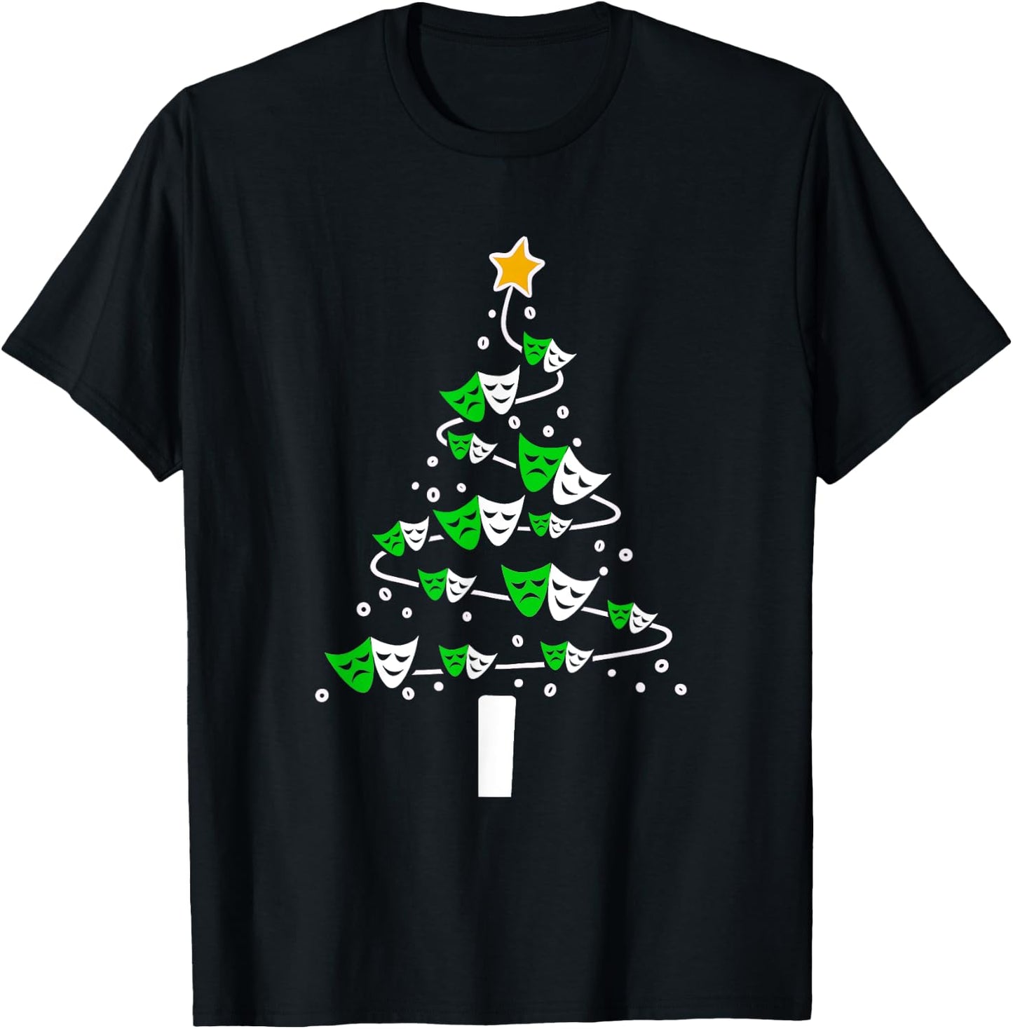 Theatre Gift Men Kids Women Theatre Christmas T-Shirt - T-Shirt | Black