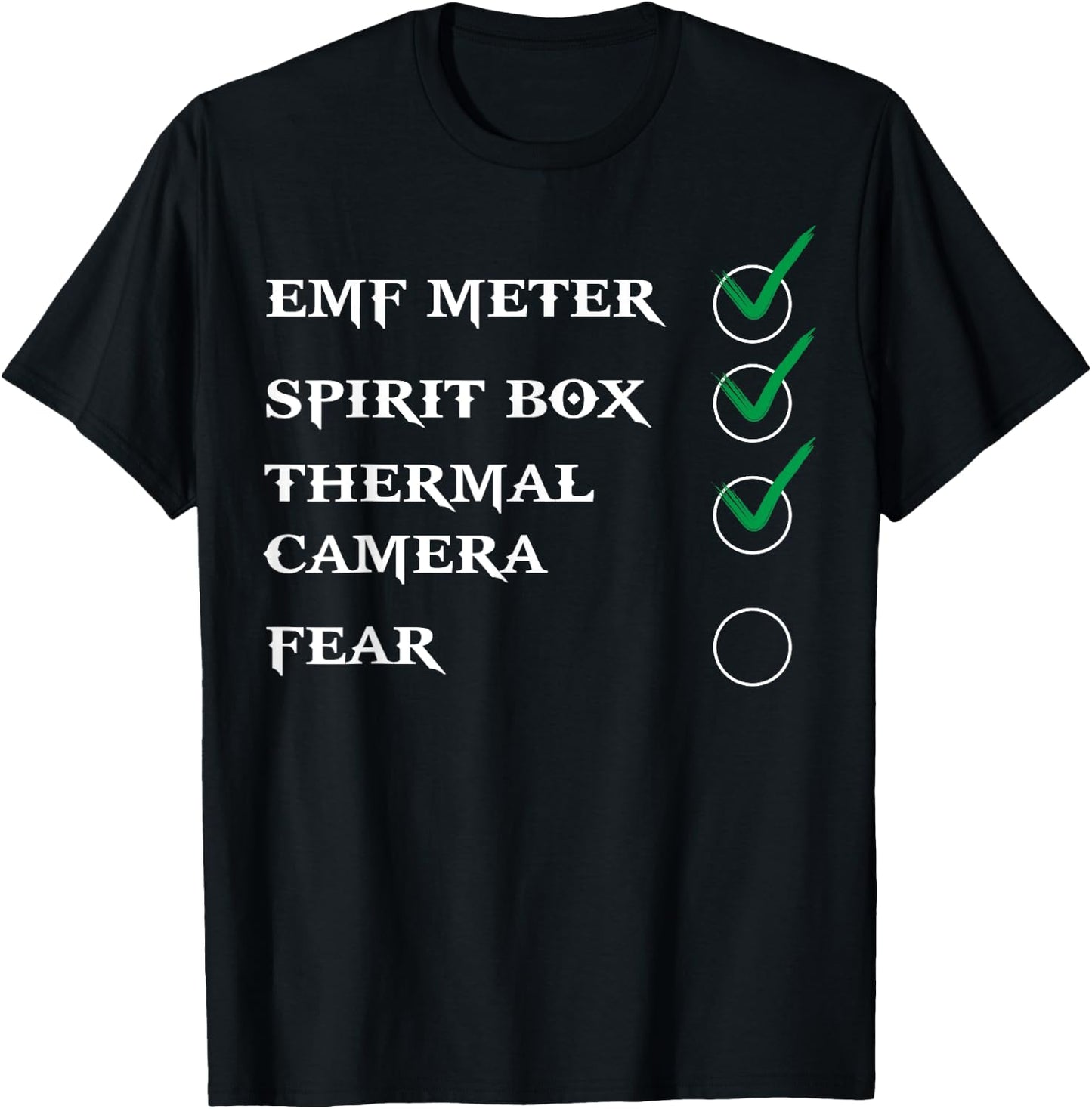 Phasmophobia - Ghost Hunter - Paranormal Investigators T-Shirt - T-Shirt | Black