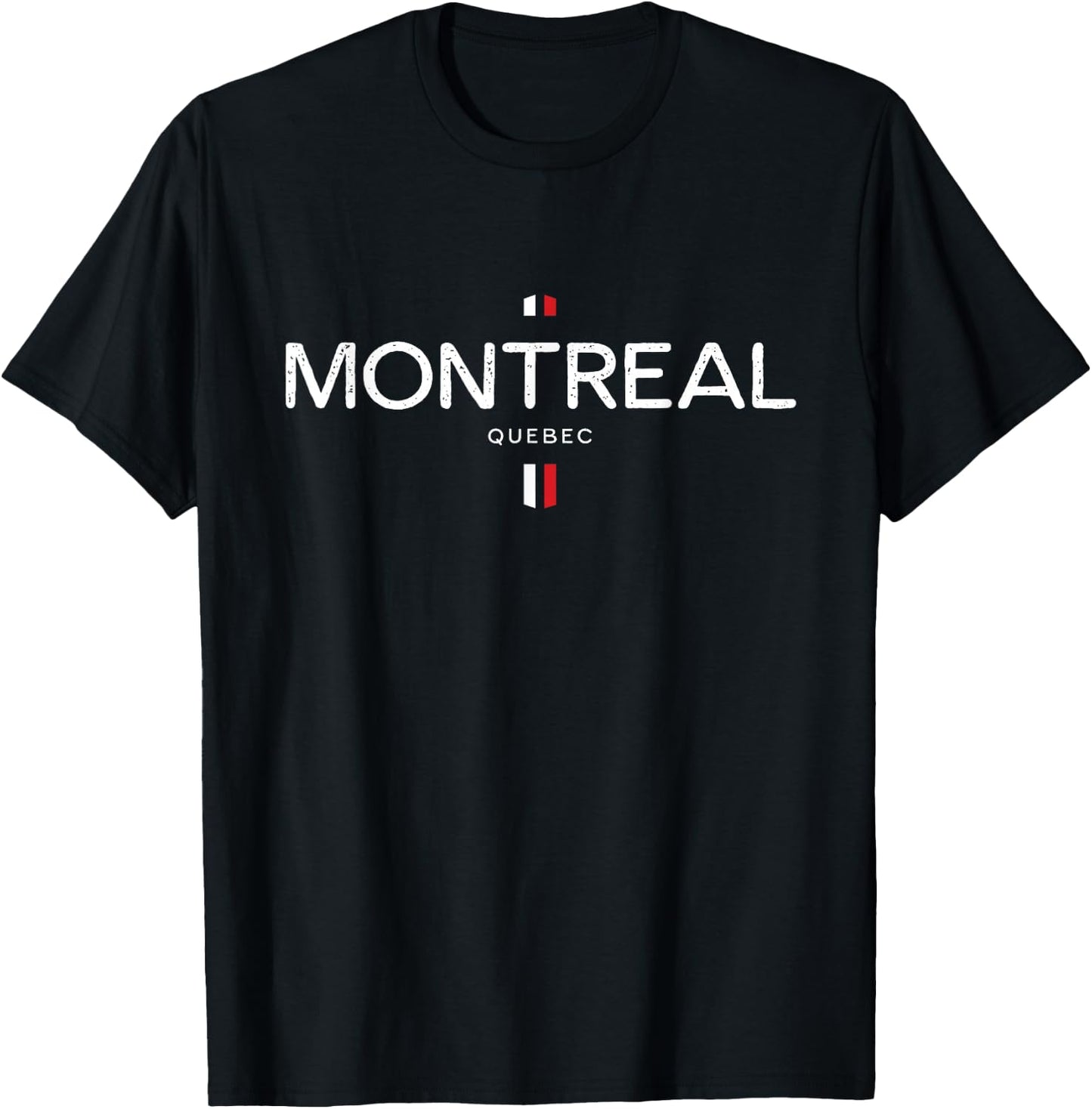 Montreal Canada Retro Vintage T-Shirt - T-Shirt | Black