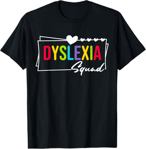 Dyslexia Squad Awareness Dyslexia Therapist Teacher Women T-Shirt - T-Shirt | Black