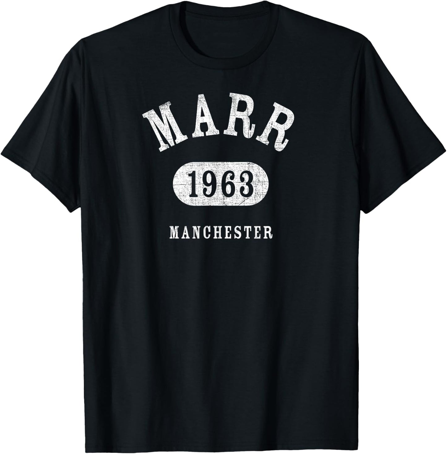 MARR Athletic Design With Details T-Shirt - T-Shirt | Black