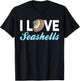 I Love Seashells T-Shirt - T-Shirt | Black
