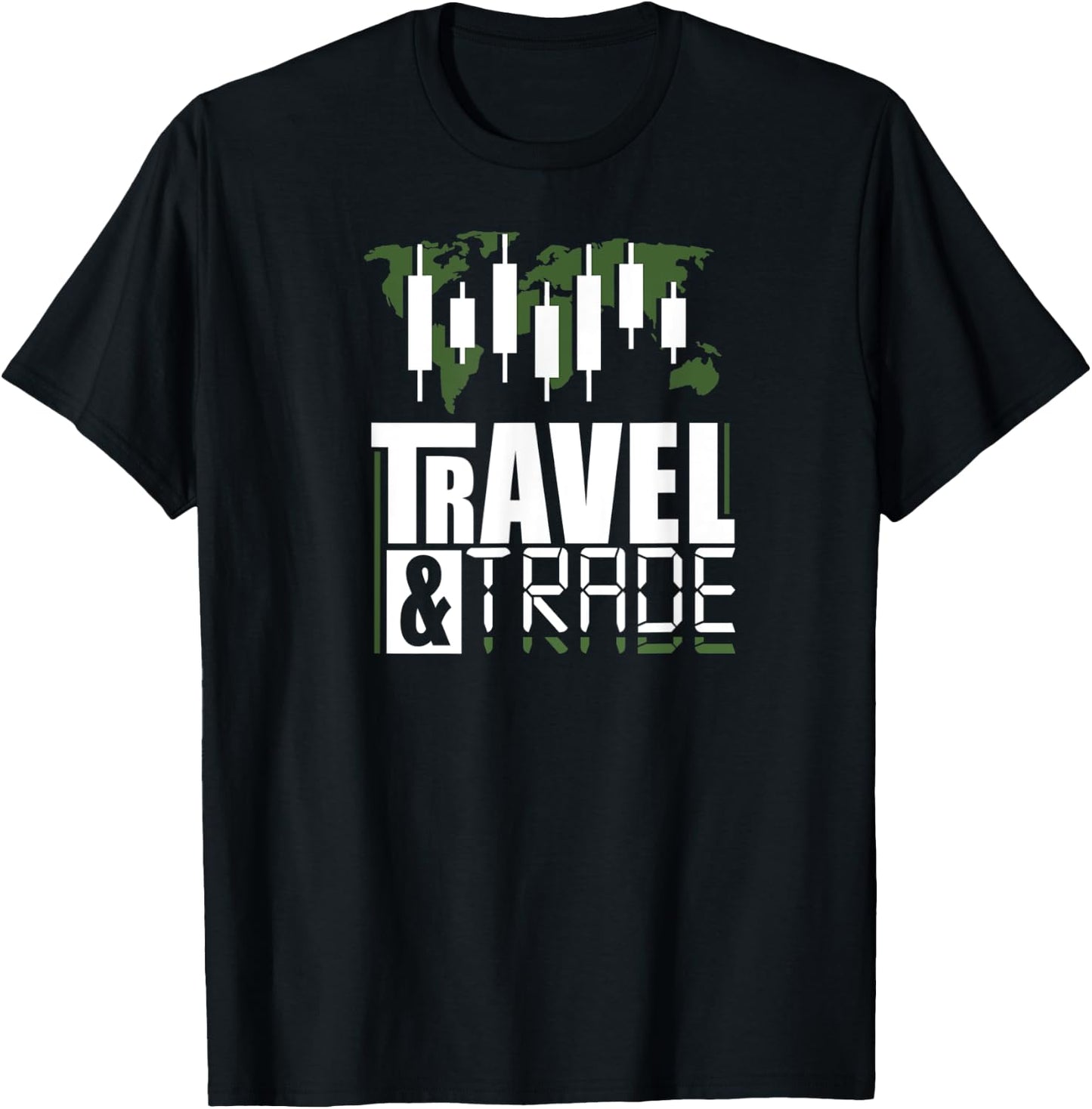 Travel and Trade | Day Traders T-Shirt - T-Shirt | Black