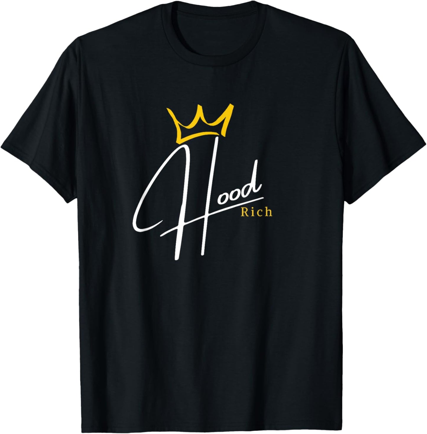 Hood Rich T-Shirt - T-Shirt | Black