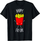Happy Fry-day Cute Kawaii Food Shirt T-Shirt - T-Shirt | Black