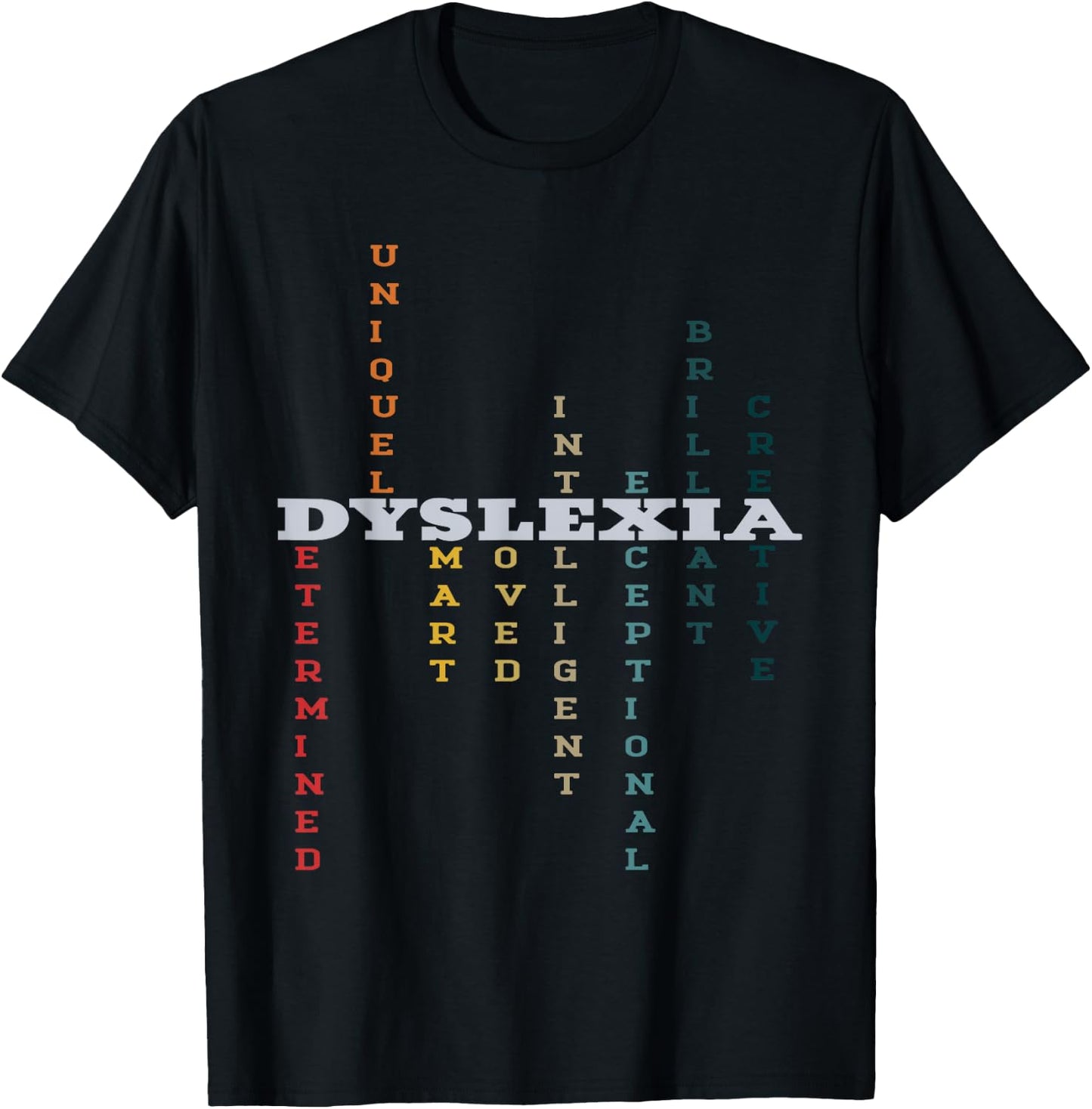 Dyslexia Awareness Novelty Dyslexia Definition T-Shirt - T-Shirt | Black