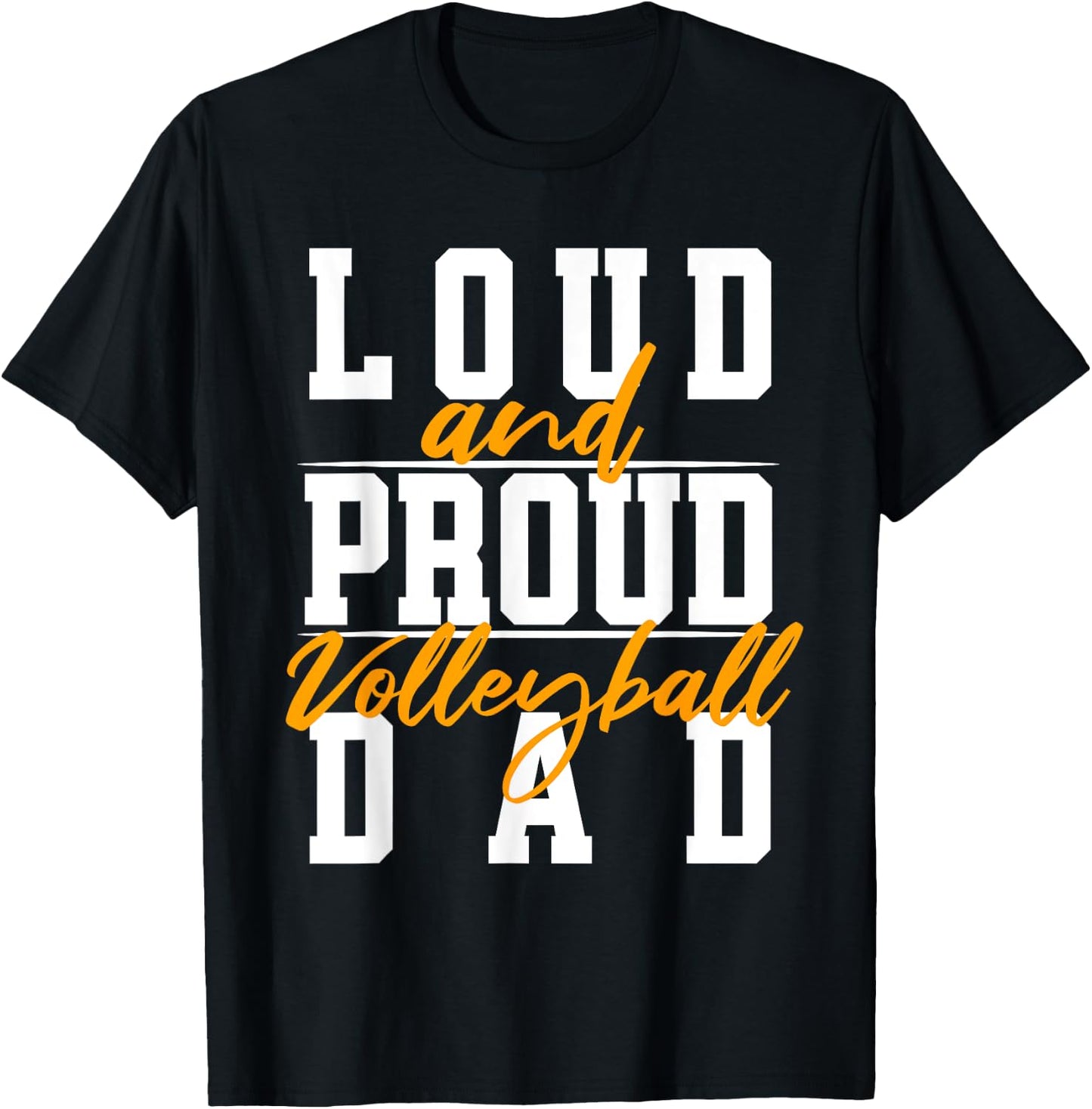 Volleyball Dad - Funny Volleyball T-Shirt - T-Shirt | Black
