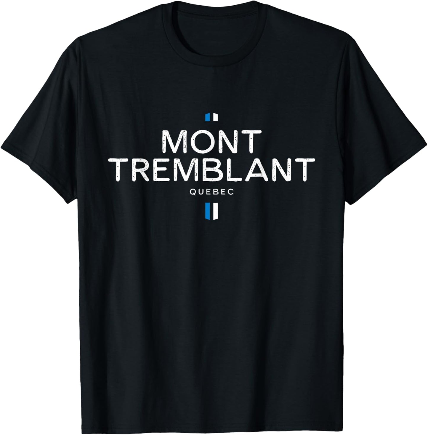 Mont Tremblant Quebec Canada Retro Vintage T-Shirt - T-Shirt | Black