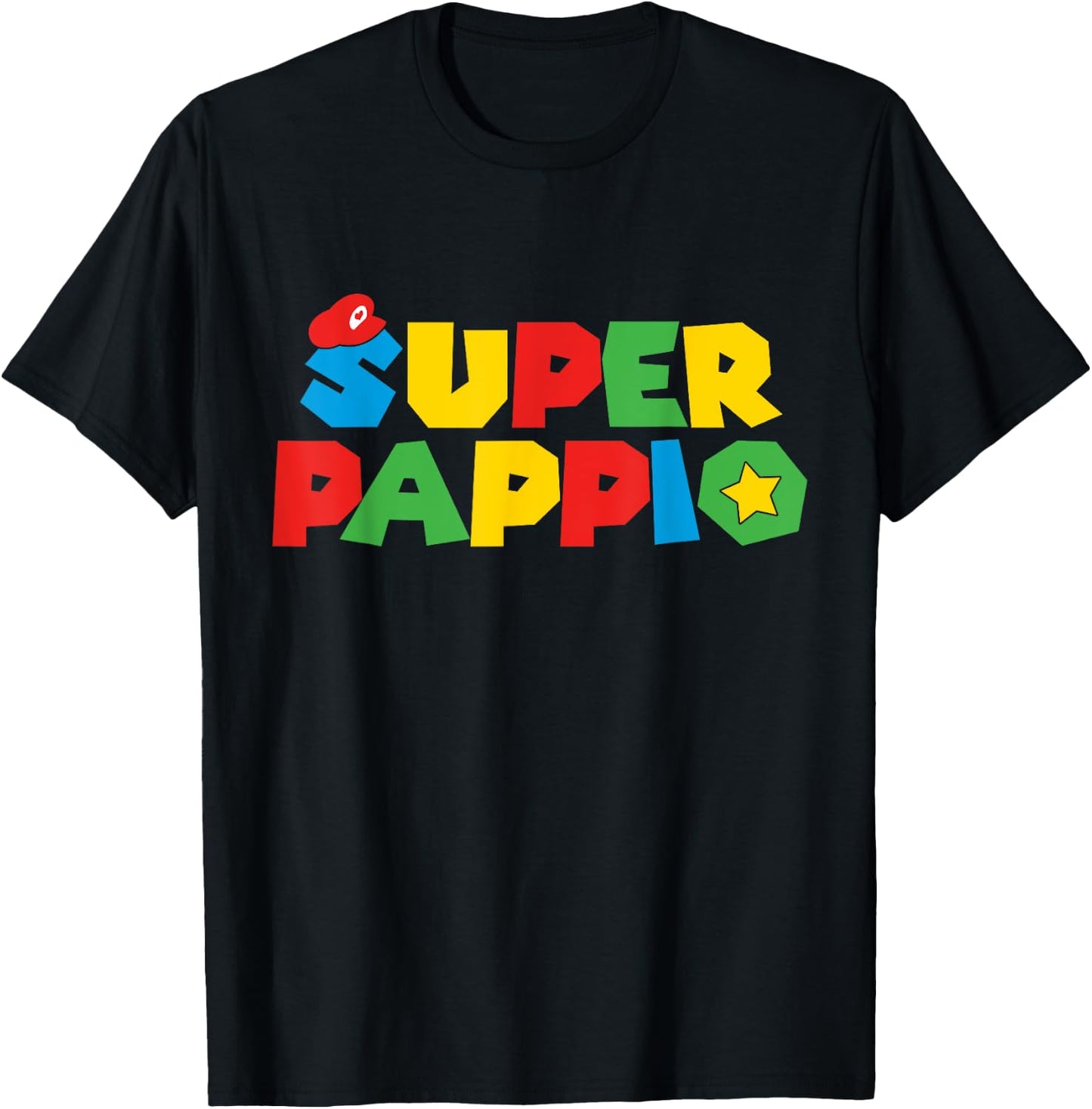 Gaming King Papa: Lighthearted Granddad Family Match Attire T-Shirt - T-Shirt | Black