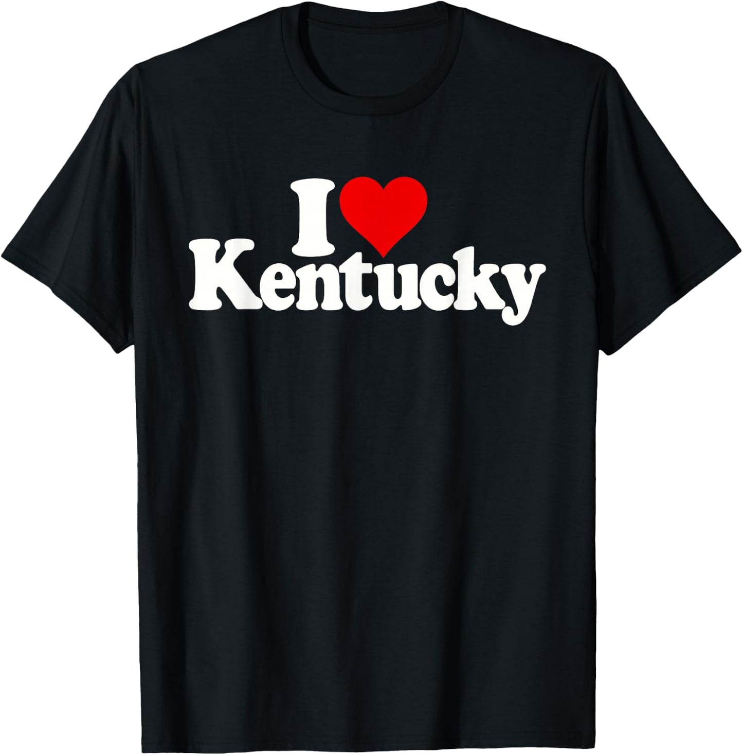 I Love Heart Kentucky Ky T-Shirt - T-Shirt | Black
