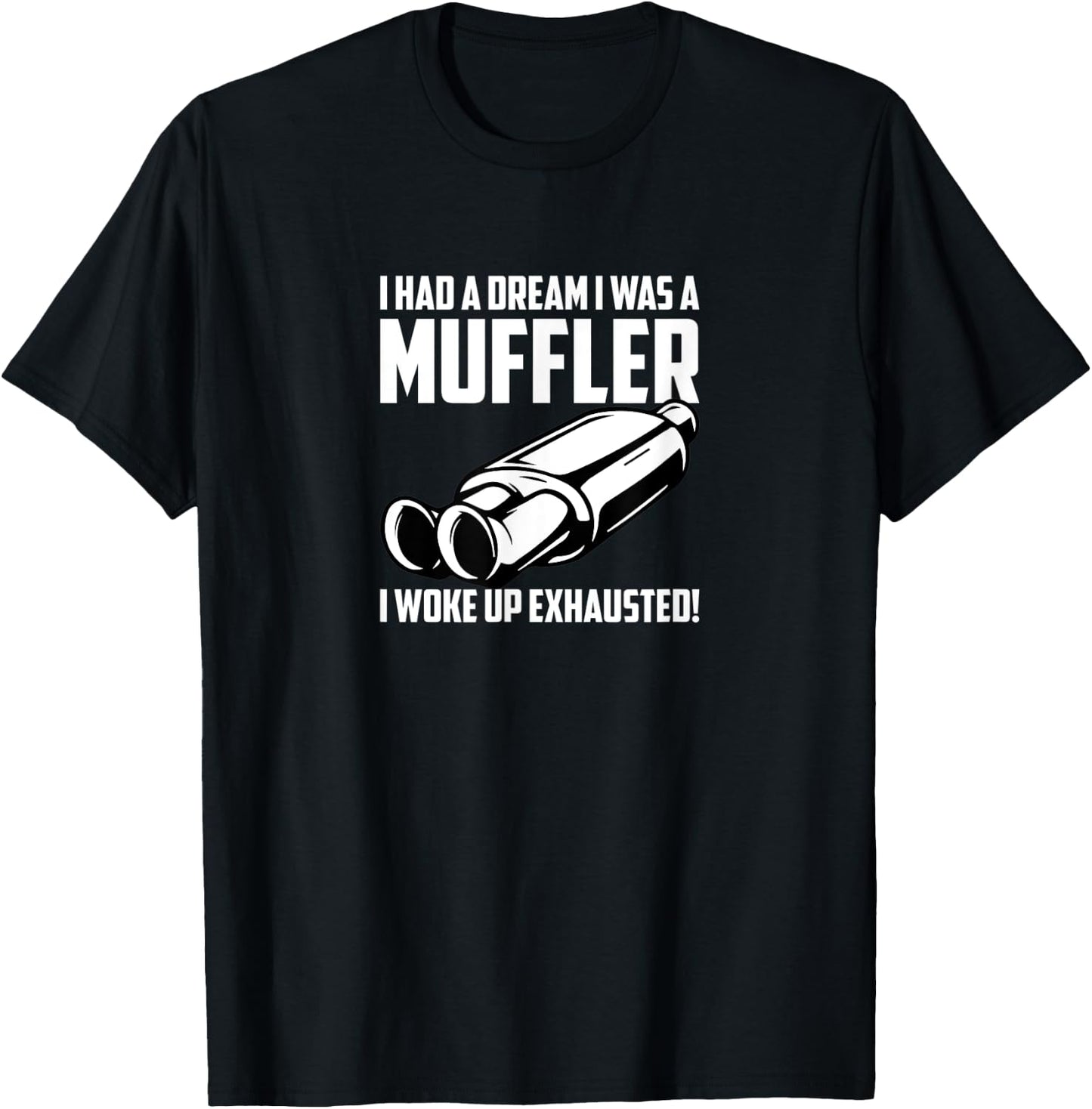 Muffler for Mechanical Engineer T-Shirt - T-Shirt | Black