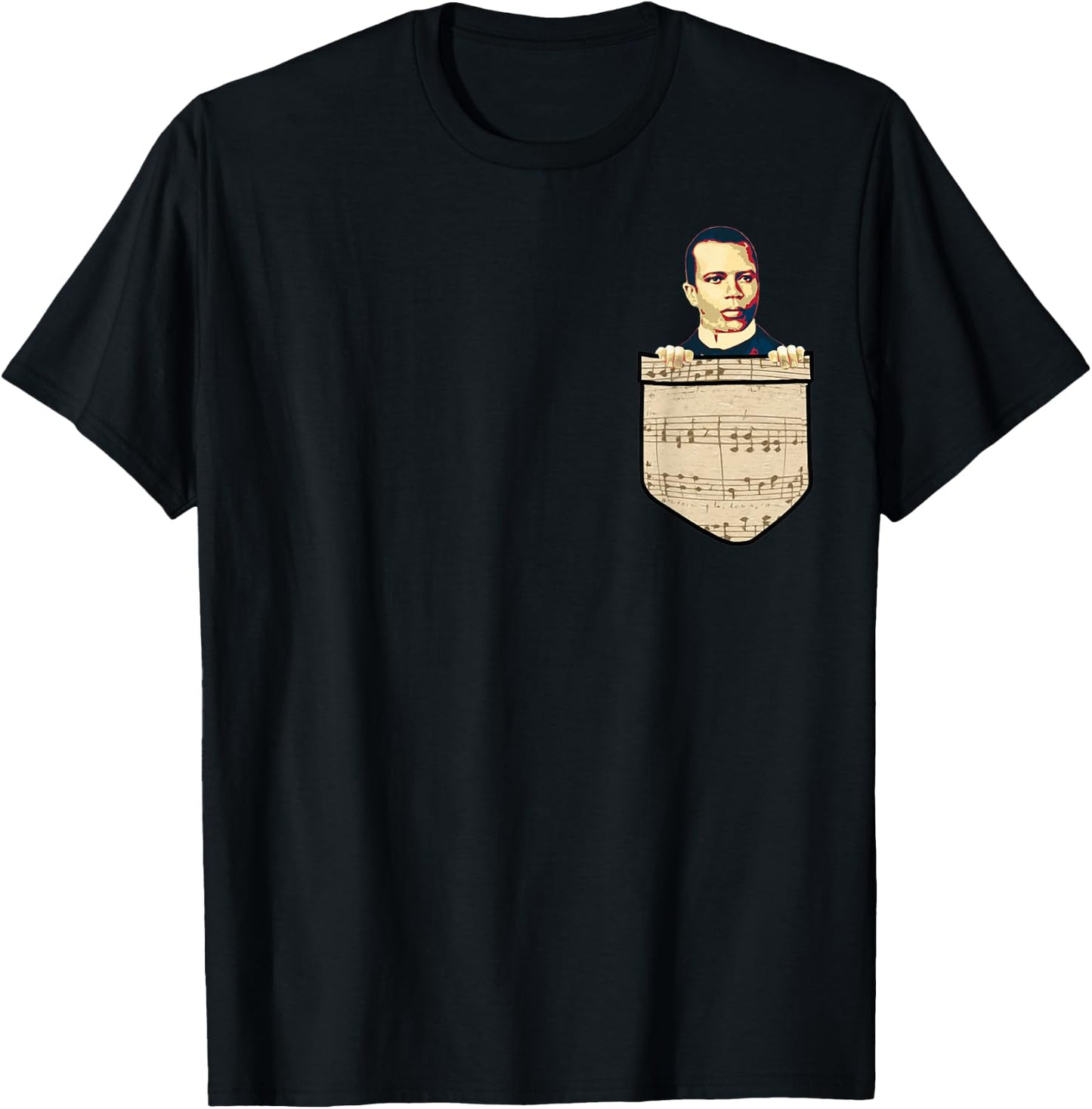 Scott Joplin Classical Music Composer Black History Month T-Shirt - T-Shirt | Black