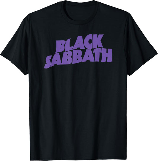 Black Sabbath Purple Logo T-Shirt - T-Shirt | Black