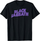 Black Sabbath Purple Logo T-Shirt - T-Shirt | Black