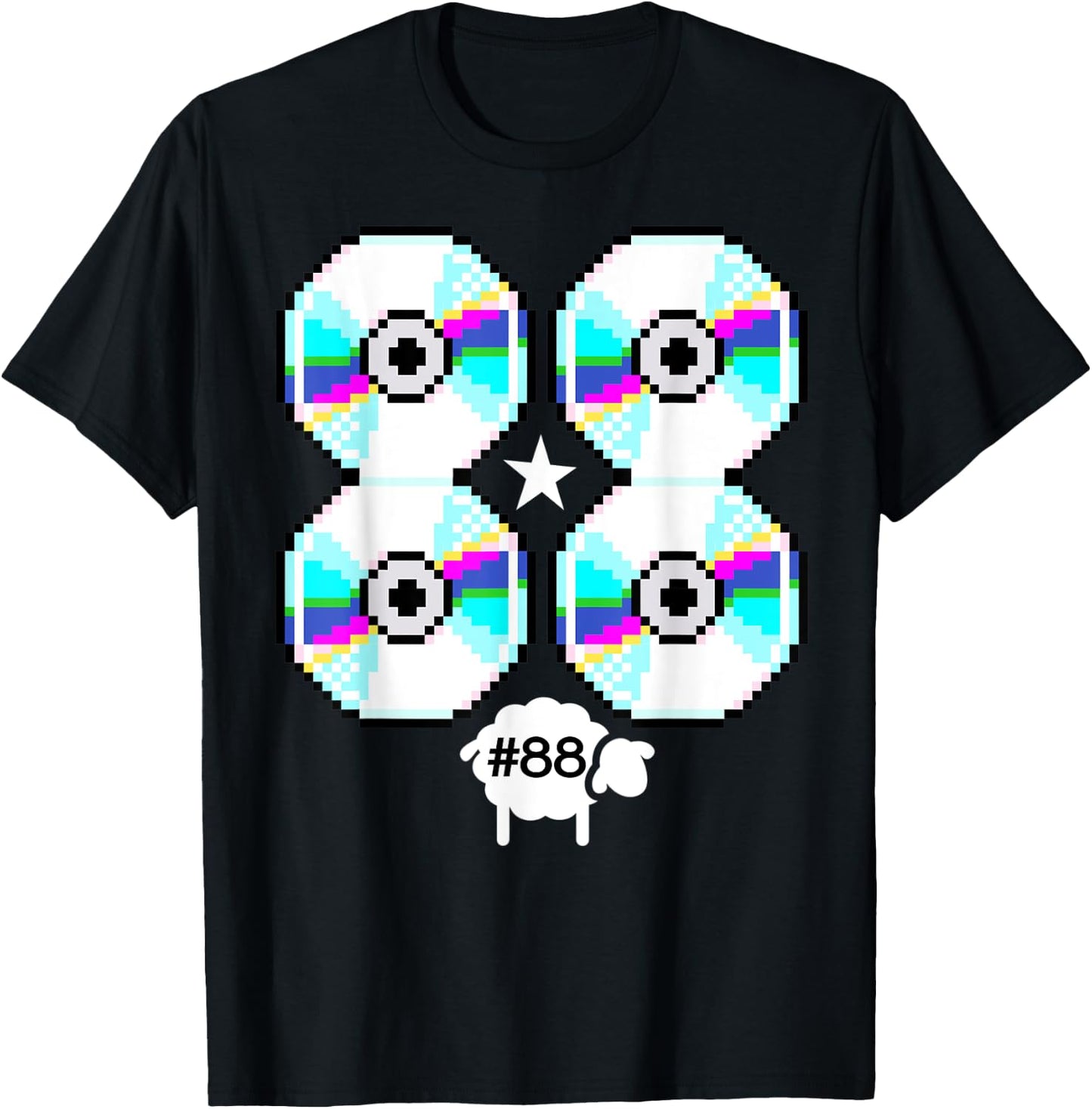 Funny cd vintage lamb T-Shirt - T-Shirt | Black