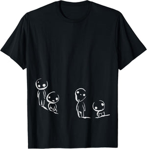 Kodama Fan Forest Spirit T-Shirt - T-Shirt | Black