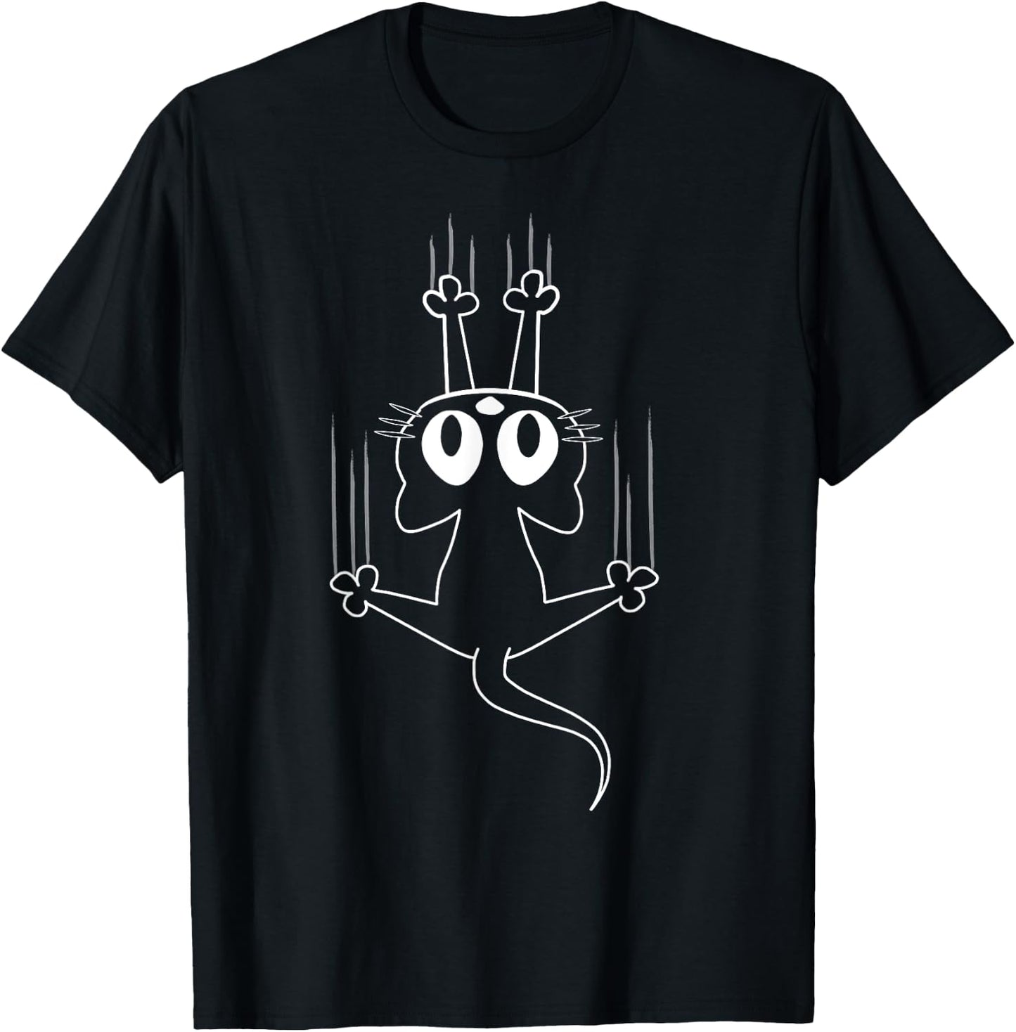 Slipping Cat - Love Cats Women - Cat Lovers Pets T-Shirt - T-Shirt | Black