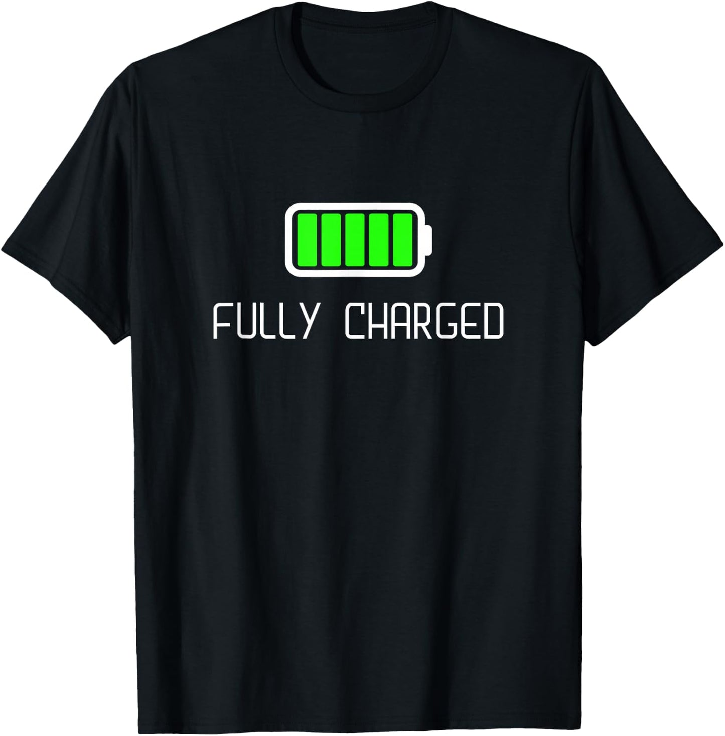 Fully Charged T-Shirt - T-Shirt | Black