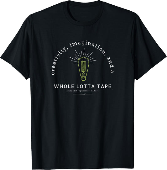 STEM Teacher, Engineer, Creativity, Imagination T-Shirt - T-Shirt | Black