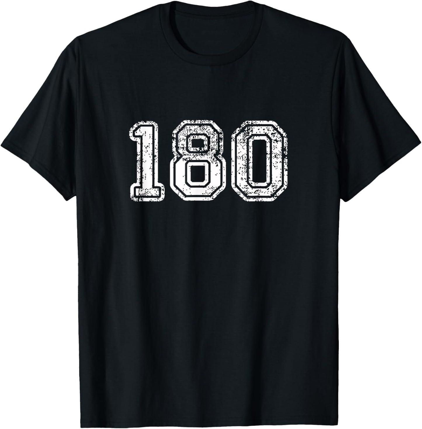 Darts 180 Funny Dart Player T-Shirt - T-Shirt | Black